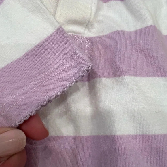 Ralph Lauren Purple Striped Onesie - Picture 3 of 4